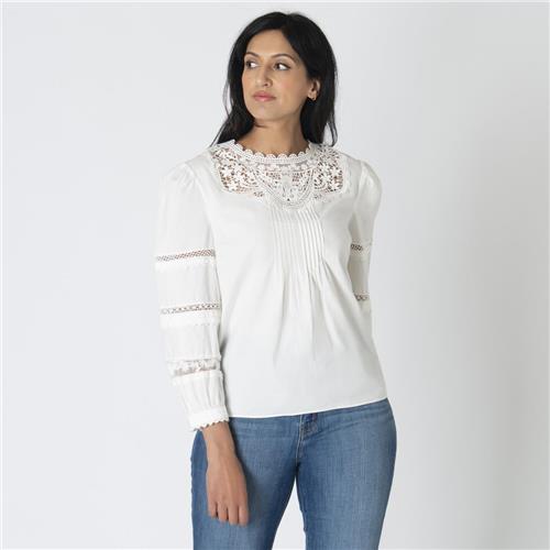 Veronica Beard Lace Cotton Top - New With Tags