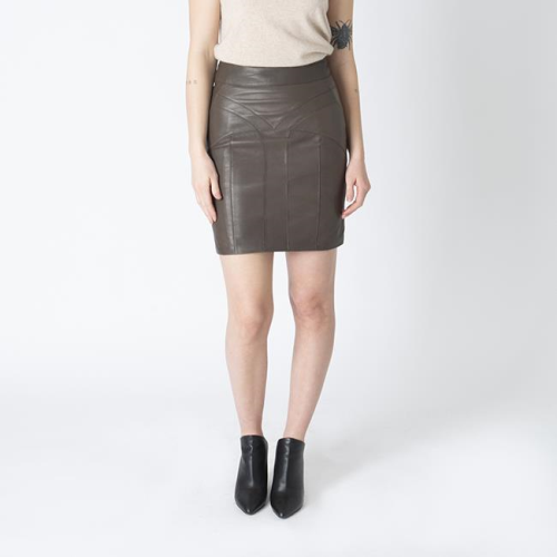 Mackage Leather Mini Skirt