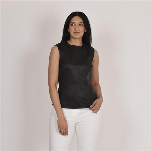 Judith & Charles Leather Top
