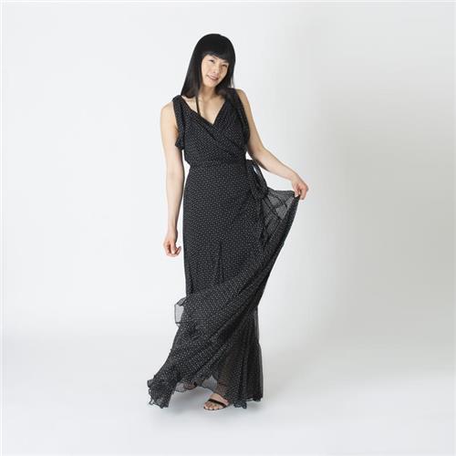 Diane Von Furstenberg Silk Wrap Maxi Dress - New With Tags