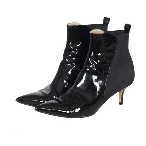 Gianvito Rossi Leather Patent Booties