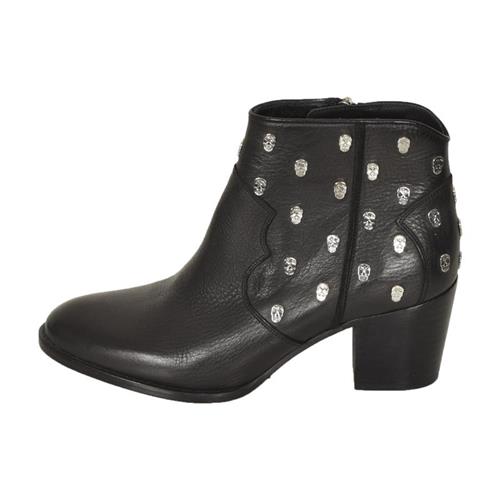 Zadig & Voltaire Leather Skull Boots