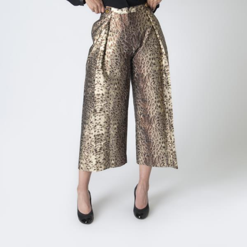 Just Cavalli Metallic Leopard Pants - New With Tags