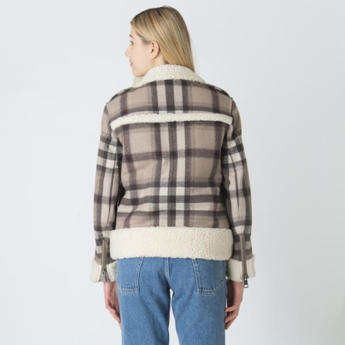 Burberry Brit Check Wool Jacket