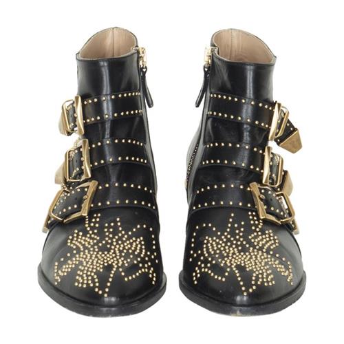 Chloe Studded Leather Boots