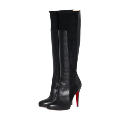 Christian Louboutin Suede & Leather Boots