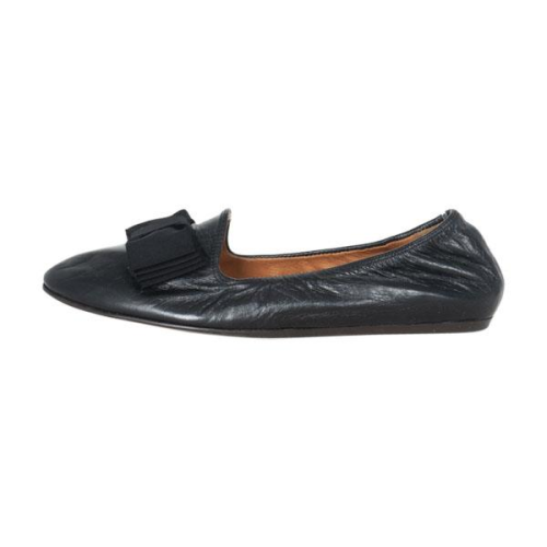 Lanvin Leather Bow Flats