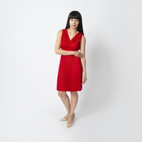 Red Valentino Pleated Dress