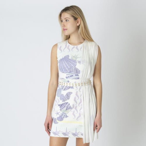 Versace Ocean Print Dress