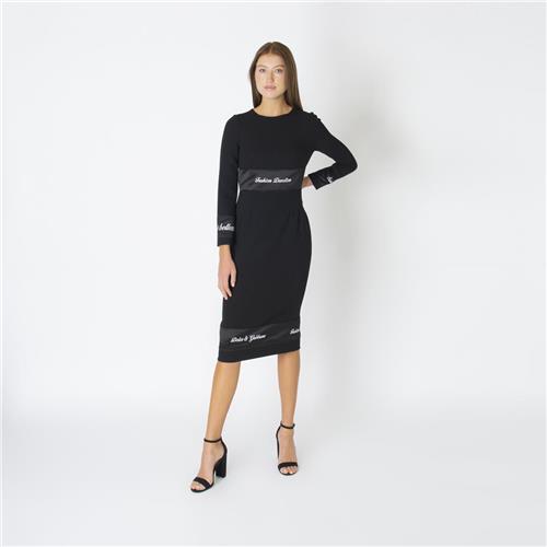 Dolce & Gabbana Wool Embroidered Midi Dress