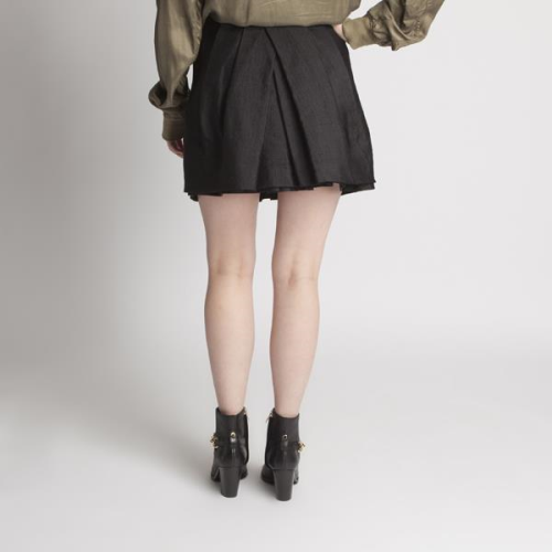 Vera Wang Silk Mini Skirt