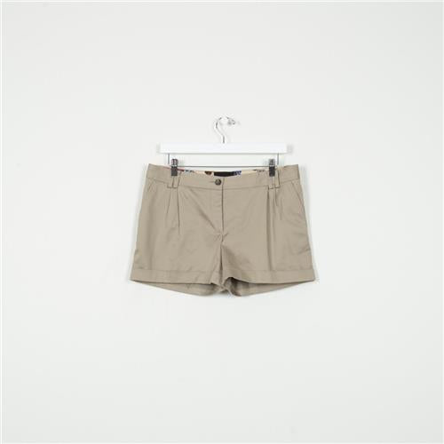 D&G Cotton Pleated Shorts
