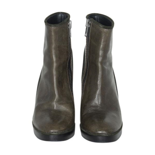 Haider Ackerman Leather Wedge Boots