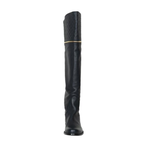 Louis Vuitton Leather Monogram Over-The-Knee Boots - New Condition