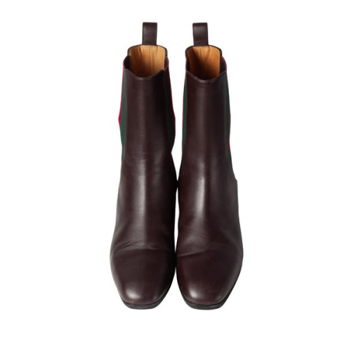 Gucci Web Ankle Boots